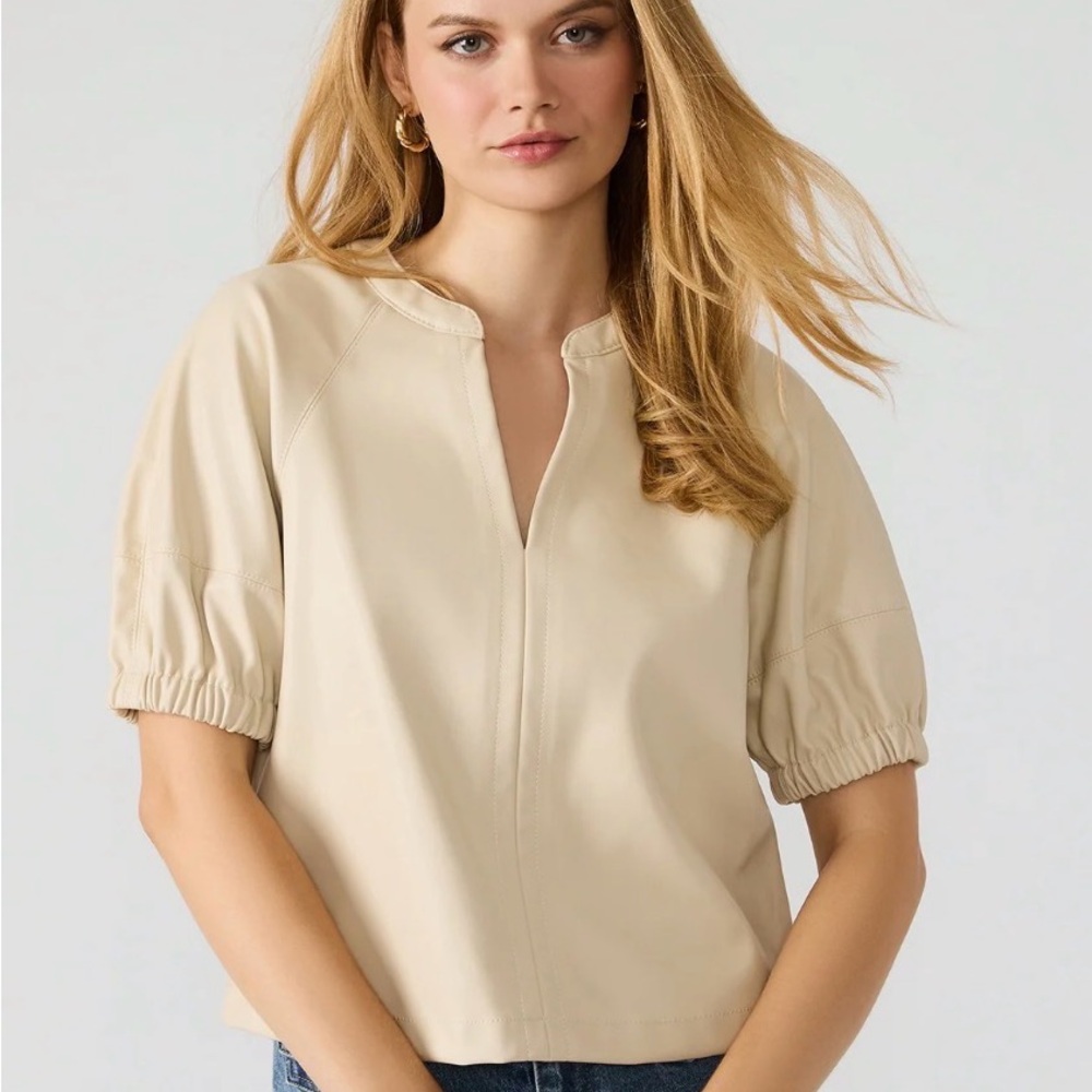 Steve Madden Roxanne Top Bone Size M